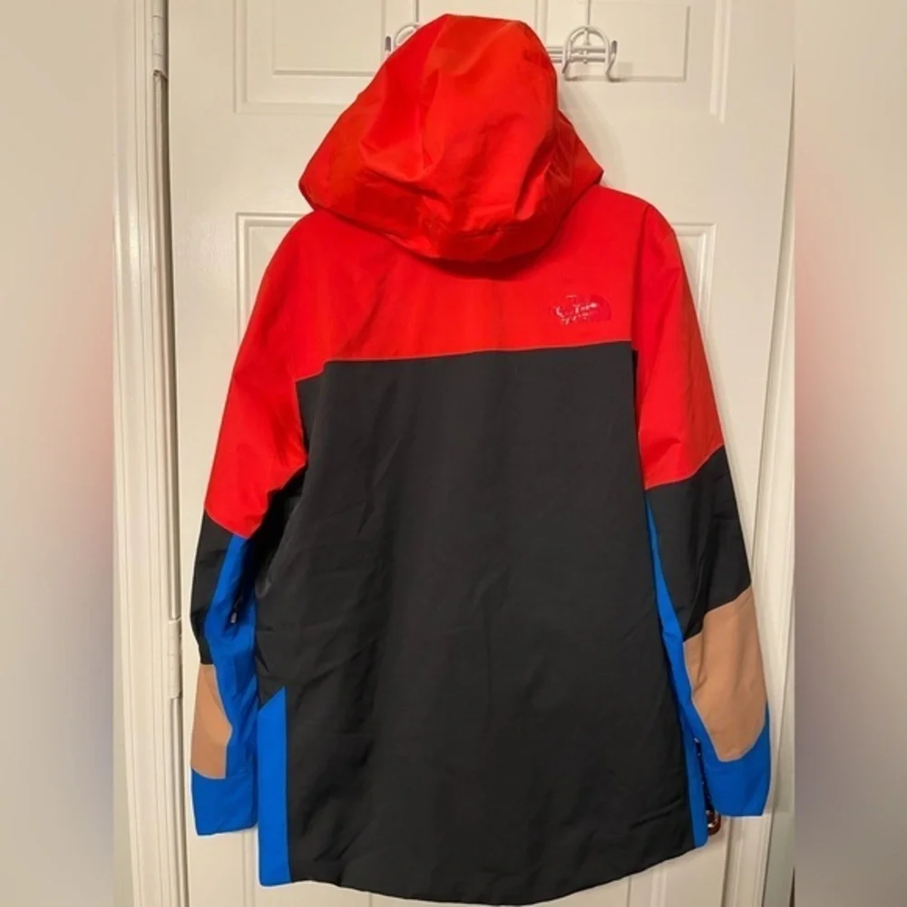 Men's‎ ski jacket The North Face Snowsquall-Red-Black-Blue-Tan size medium